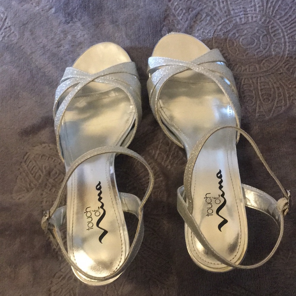 Silver heels
